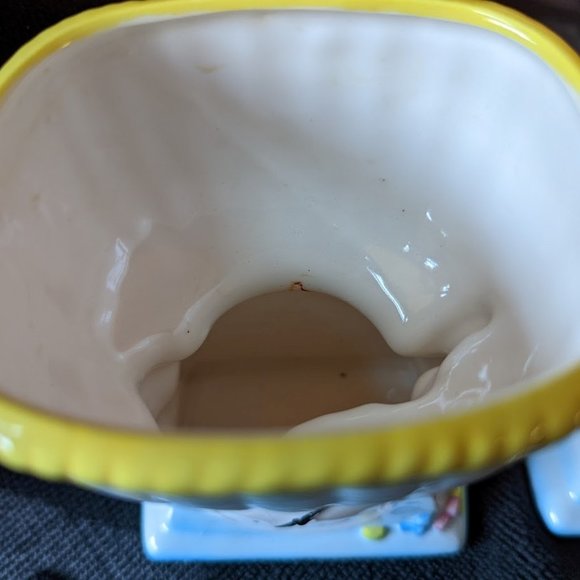 15% OFF Vintage Baby Scales Ceramic Vase/Planter #1  c 1960s - Picture 8 of 8